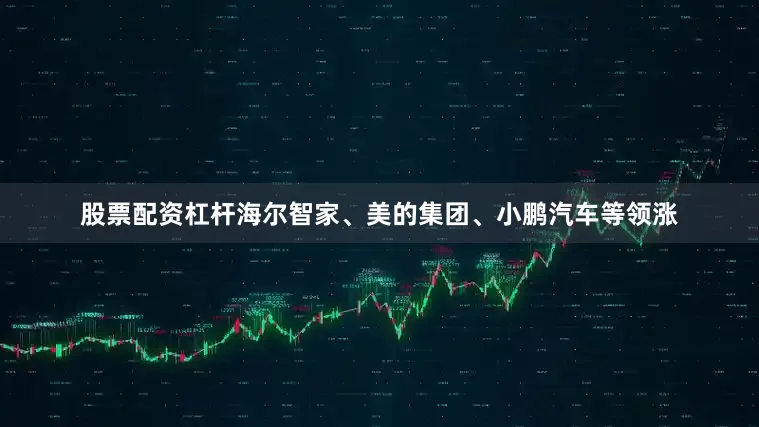 股票配资杠杆海尔智家、美的集团、小鹏汽车等领涨